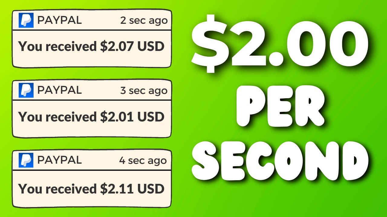 Earn $2.00 Every Second (AGAIN & AGAIN) | 🔴 Proofs Inside (Make Money Online 2022)