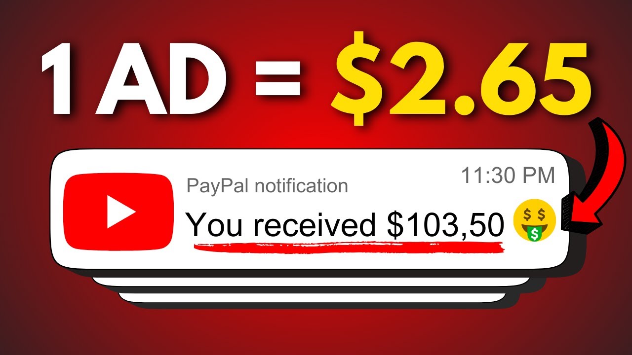 Earn $2.65 Every Video AD Watched – How To Make Money Online