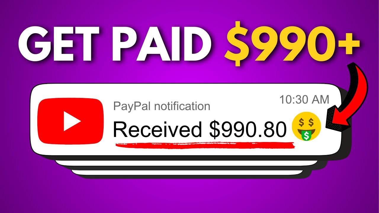 Get Paid $990+ Watching YouTube Videos – Make Money Online